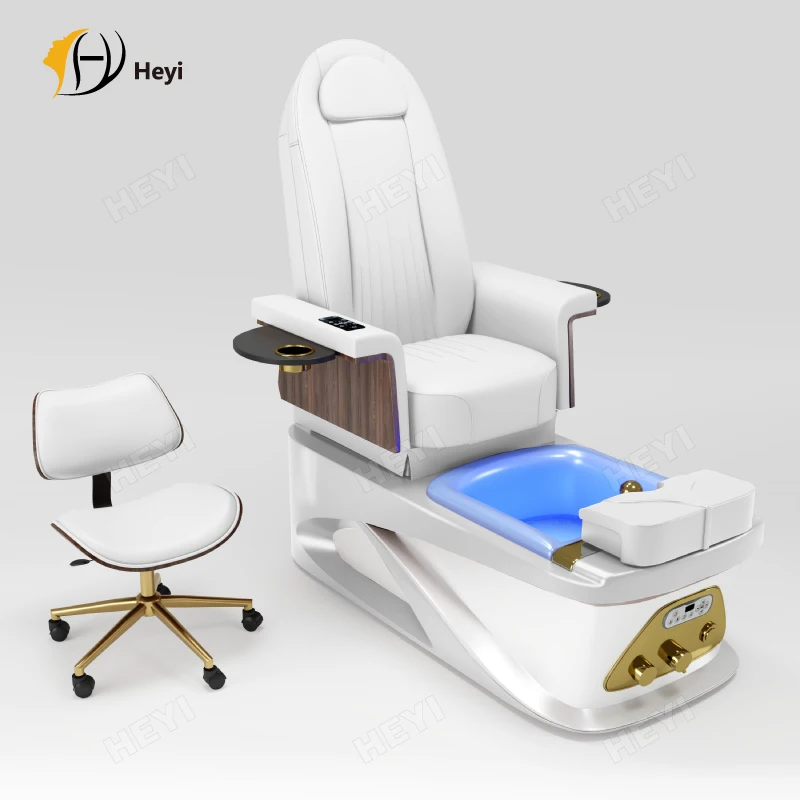 

Роскошное дизайнерское кресло для спа-процедур с полным массажем тела, маникюром и педикюром, с дренажным насосом