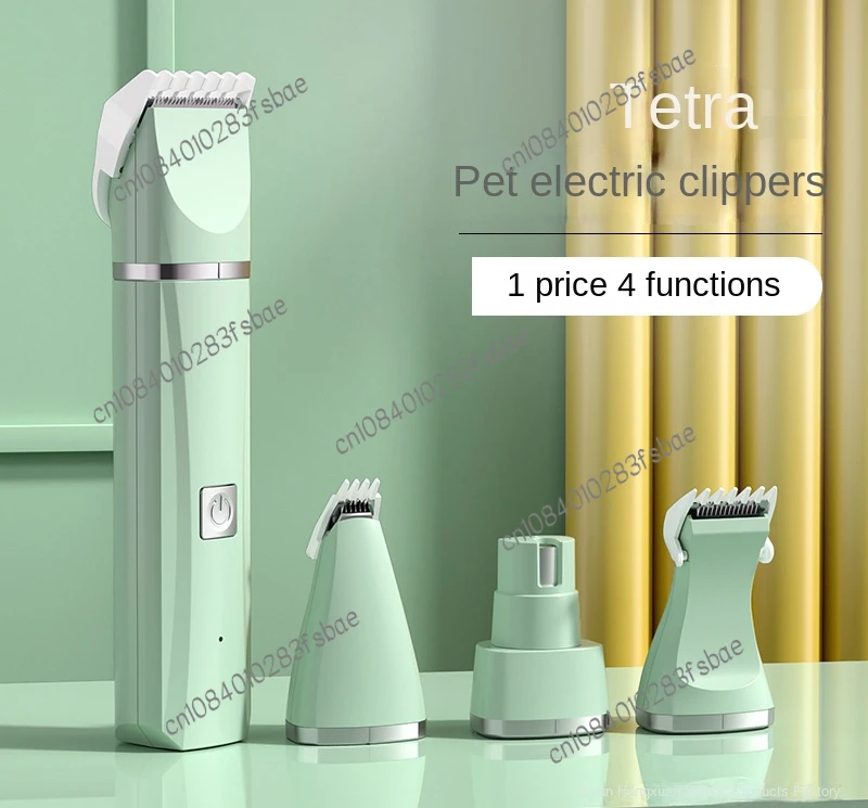 Pet shaver, cat hair removal, electric push scissors, soles of feet, rechargeable electric push scissors, English version