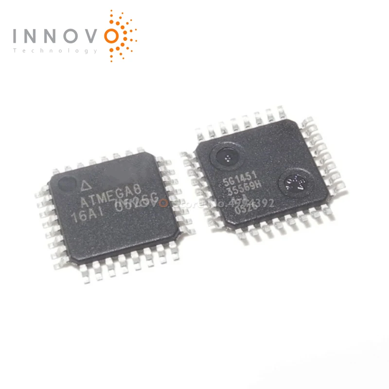 5 stks/partij ATMEGA8-16AI ATMEGA8 MCU 8BIT 8KB FLASH 32TQFP ELEKTRONICA IC CHIP