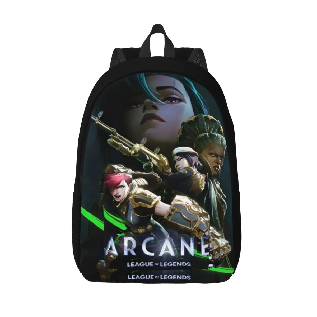 Arcane Backpack Outdoor High School Business Action Adventure Fantasy Daypack for Men Women Laptop Computer Shoulder Bag