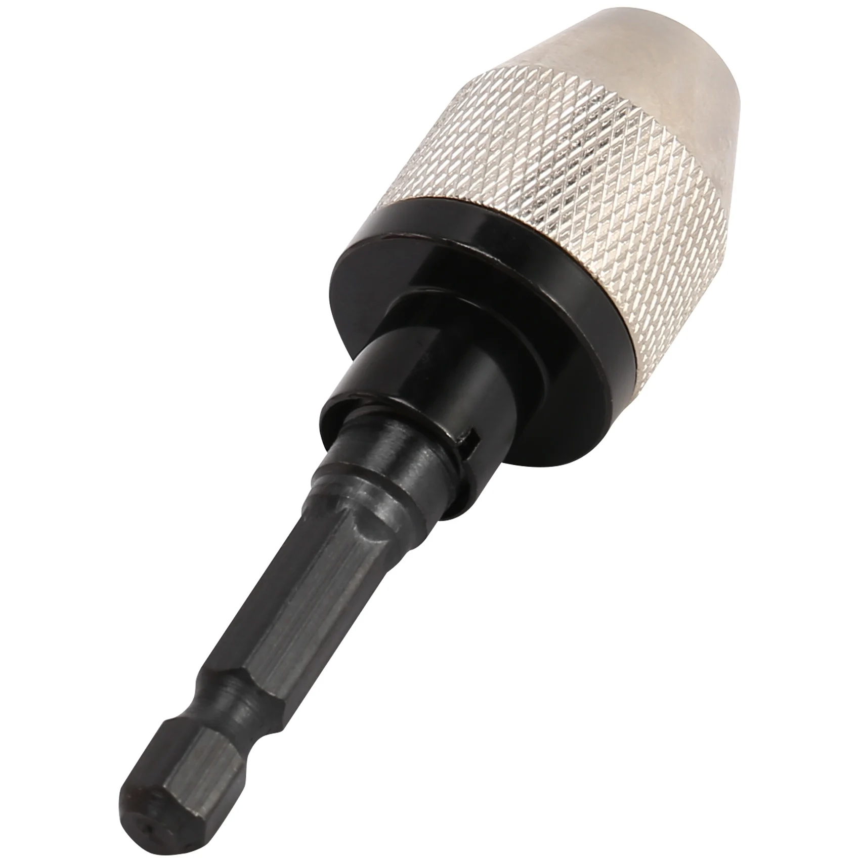 [NEWA08R】 2 Pieces Keyless Drill Chuck 1/4 Inch Hex Shank Keyless Drill Chuck Fast Change Adapter In 0.3-6.5 Mm, 0.3-3.6 Mm