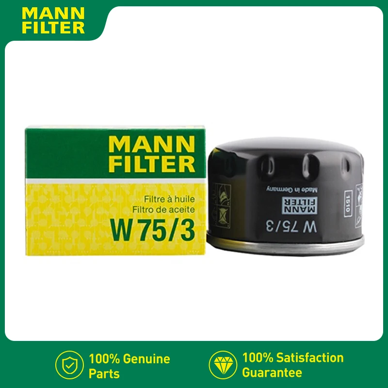 

Масляный фильтр MANNFILTER W75/3 7700073302 для RENAULT Clio, Duster, Espace, Fuego; для DACIA; для NISSAN Kubistar, Van, Micra, Note 1.5