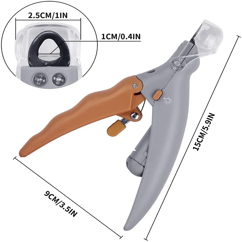 Top-Notch Comfortable Stainless Steel Pet Nail Trimmer Clippers: High-Quality, Safe, Precise, and Easy-to-Use for Small, Medium,