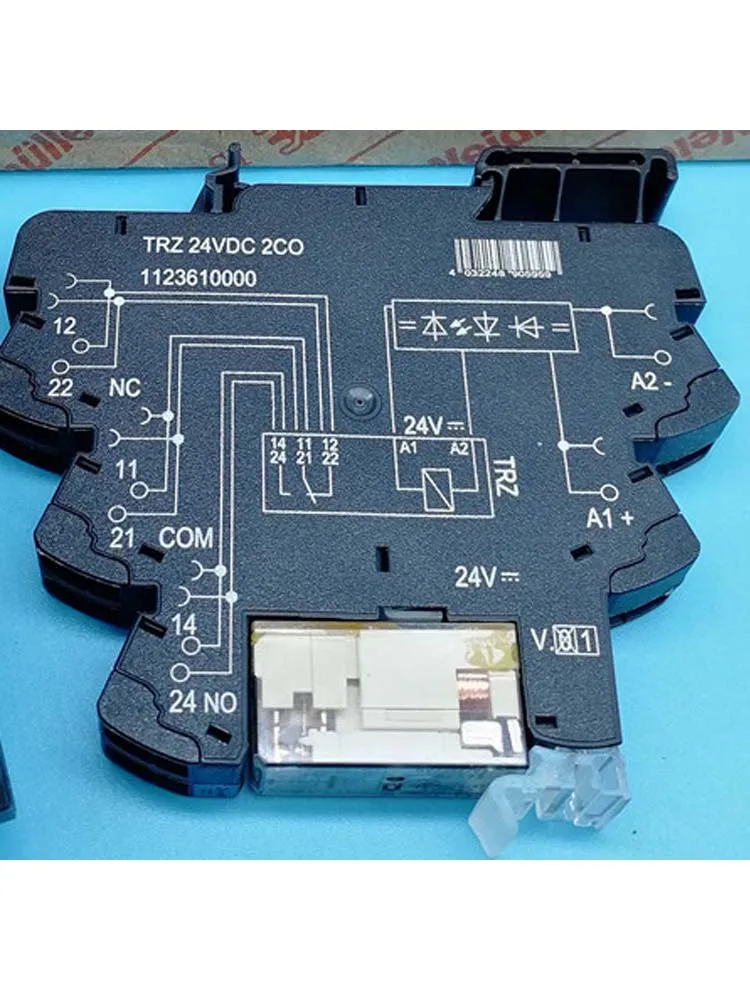 

1 Set 24V Relay RCL424024 With Socket TRZ 24VDC 2CO 1123610000