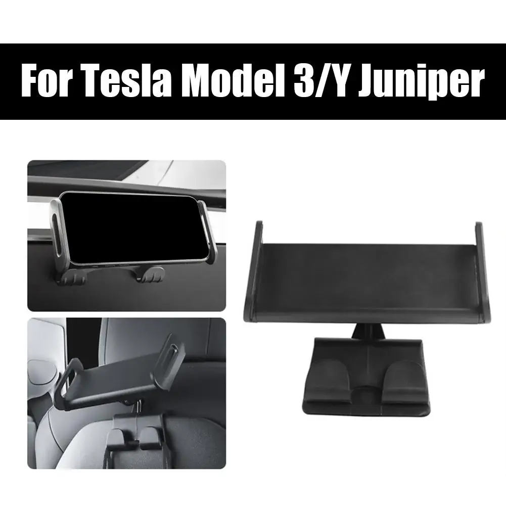 ヘッドレストフック 車用シートバック用 クリップ付き タブレットホルダー スマホスタンド テスラY 2026用 財布 ハンドバッグ 食料品袋 F1N1
