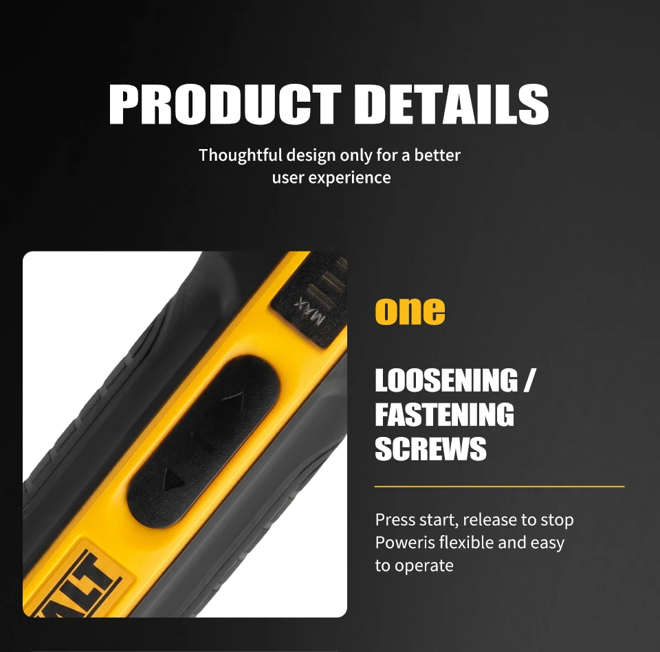 DeWalt Akku-Elektroschrauber | 3,6V 5N.m Drehmoment | 1/4-Zoll-Bohrfutter | 1300mAh Li-Ionen-Akku HT422 – Detail 3