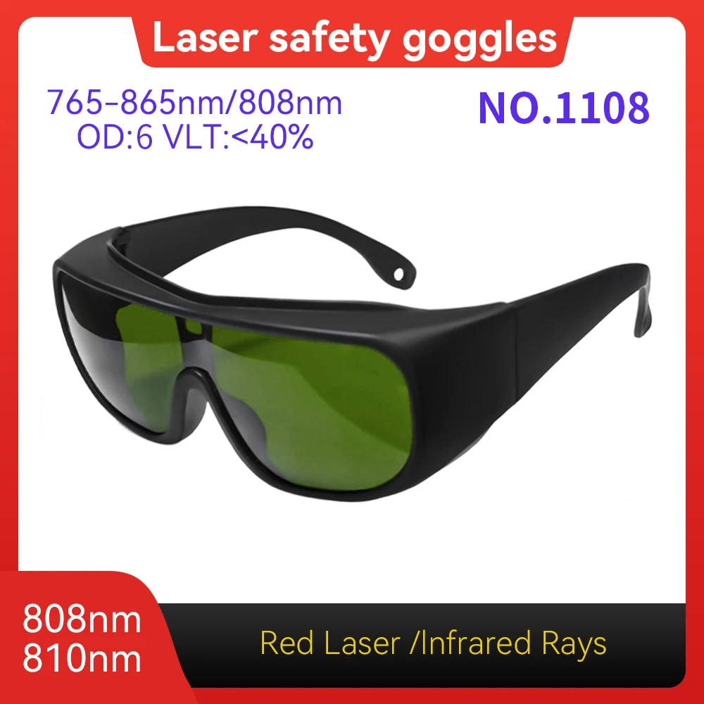 Laser Protection  laser glasses 10600nm OD6 UV400 532nm 808nm 1064nm Laser Safety Glasses IPL glases Laser Protective glasses