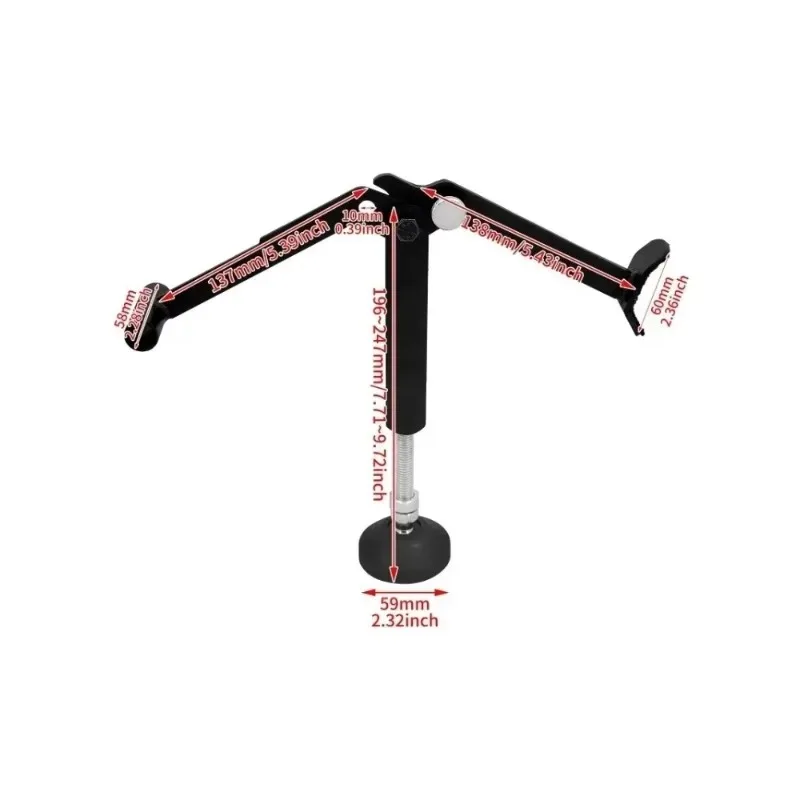 Nuevo soporte lateral para moto de cross Paddoc para basculante estable plegable portátil, soporte para rueda de motocicleta, marco de elevación