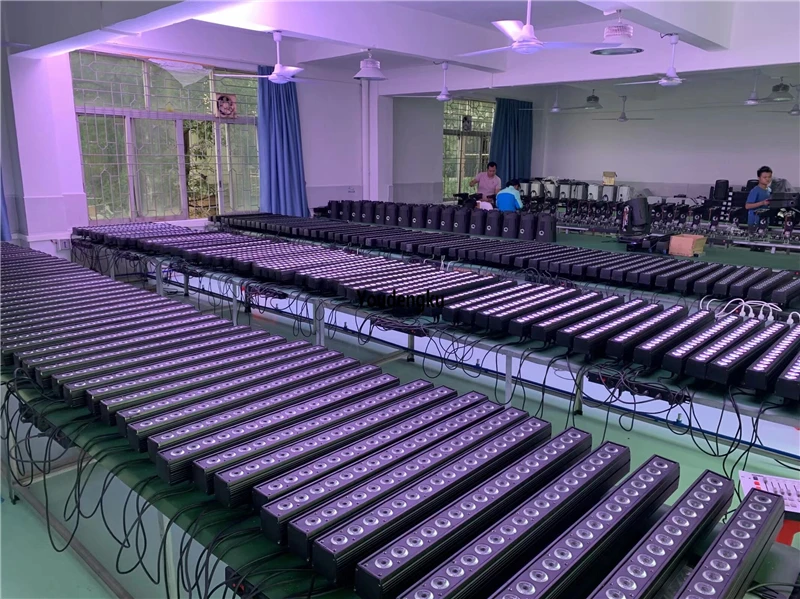 6 pieces 18x10w Rgbw 4in1 Wall Washer Bar Indoor Dmx Pixel Linear Wall Washer Light