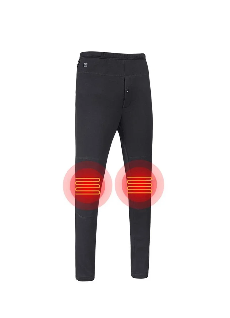 

Winter Fleece Warm Heated Pants Men USB Charging Electric Heating Pant High Elasticity Casual Long Trousers Clothing