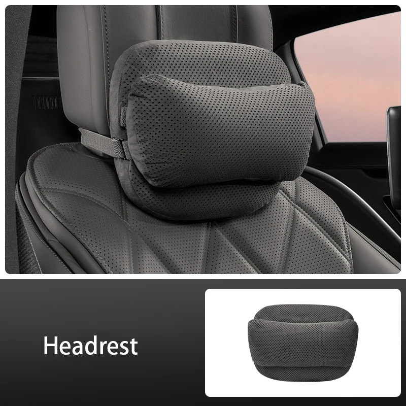 

Высококачественная универсальная подушка для подголовника автомобиля, подушка для шеи, дышащая подушка для поясницы из высококачественной кожи, автомобильная подушка.