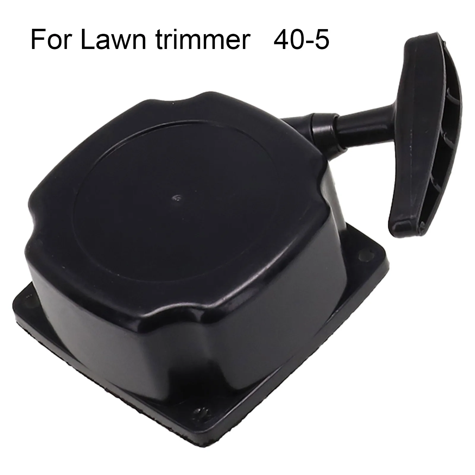 For Lawn Mower 49CC 52CC 55CC Recoil Pull Start Agriculture Forestry Black Plastic W/ Retractable Rope Good Strength