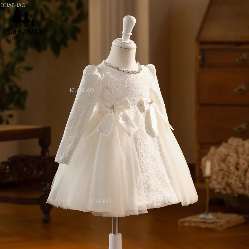 Kids Birthday Party Dress Children Princess Ball Gown Puffy Evening Performance Gown Clothes Gown Girls Piano Recital Formal