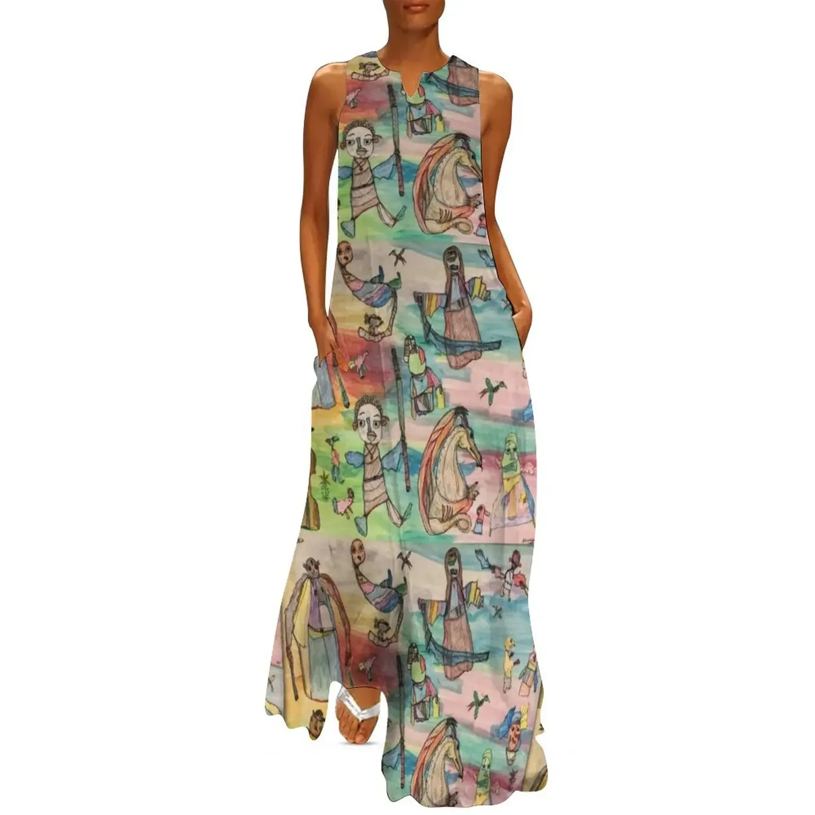 

Mid Air by Marquise R. and Dolores the Artist Long Dress Clothing female dress for women summer Dress