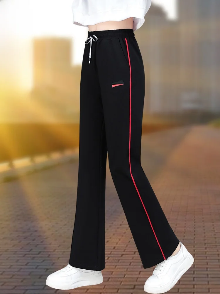 Pantalon de Sport de danse pour femmes, cloche Bot Fitn carré, décontracté, coréen, pour les déplacements, mélange de coton, printemps-automne
