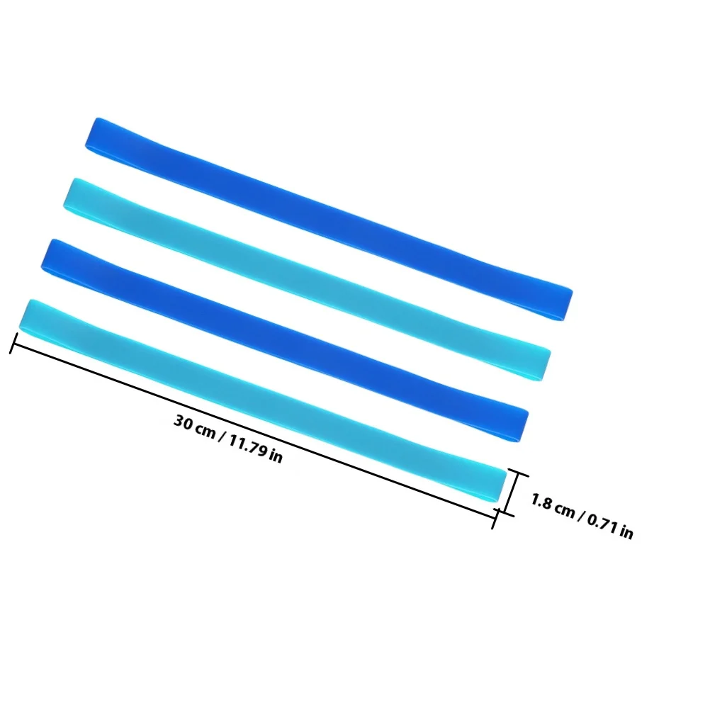 4 قطعة سيليكون للكتب قابلة لإعادة الاستخدام مكتب منظمة حزام مطاط مقاومة للرياح منشفة العصابات ل كرسي سطح السفينة تحديد مرنة