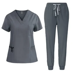 New Nurse Uniform Woman Hospital Doctor Men's Medical Sweatshirt  Nursing Pants Unisex Workshop Uniforms Beauty SPA Work Clothes