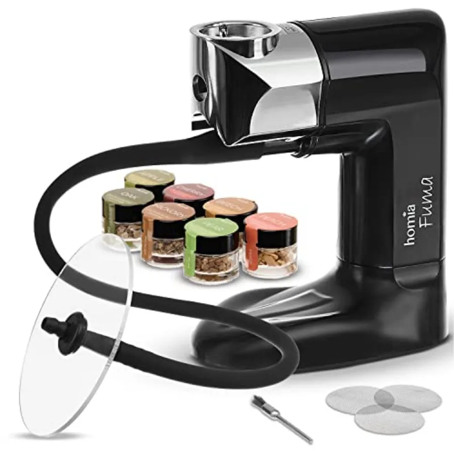 

Cocktail Smoker Kit - Whiskey Smoker Kit - Smoke Infuser - Starter Kit 12 PCS Smoker Machine with Accessories and Wood Chips -