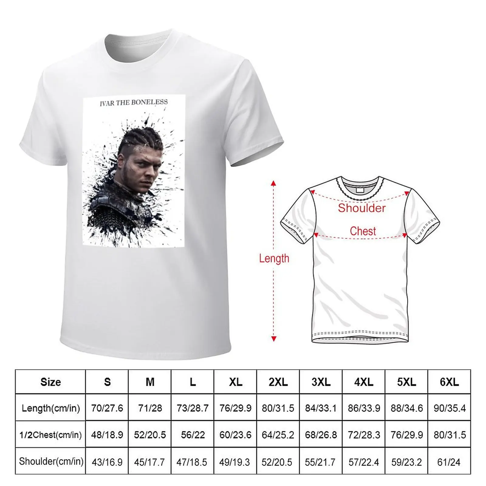 Ivar the boneless T-shirt plus size tops Blouse sweat black t shirts for men