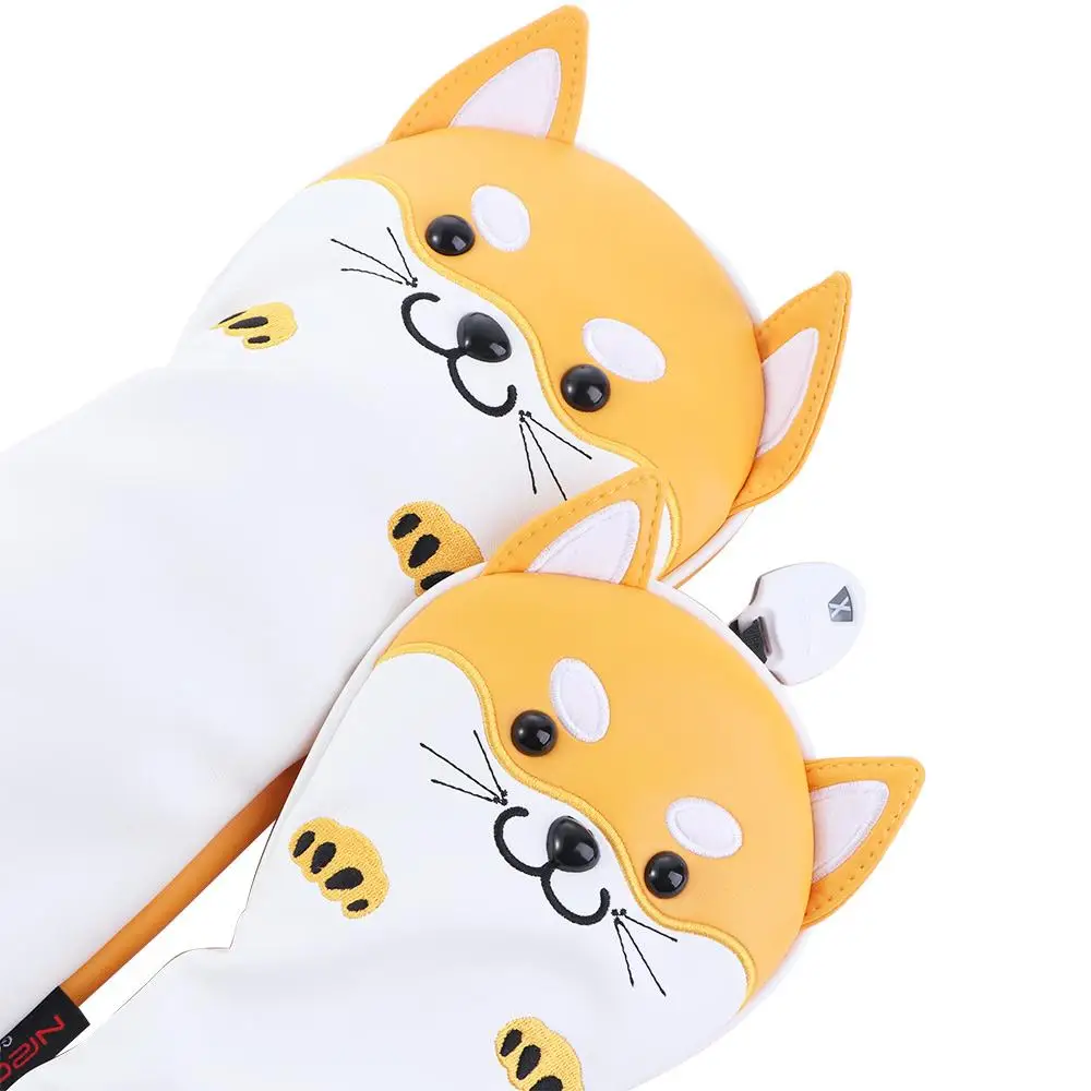 Protector de cuero PU para conductor, cubierta para cabeza de conductor de madera de calle, cubiertas para cabeza de madera de Golf, cubierta para cabeza de palo de Golf