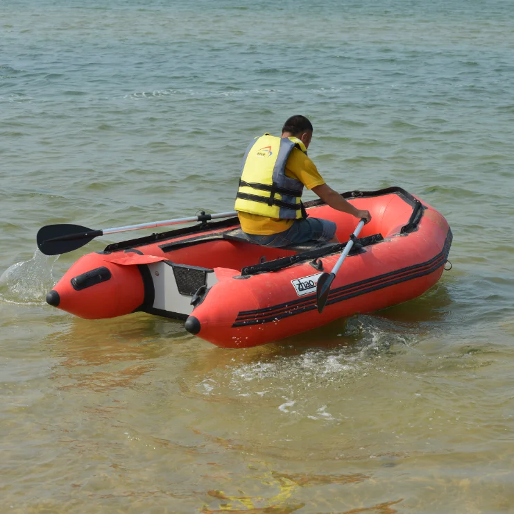 ZY Высокоскоростная надувная спортивная лодка для взрослых для рыбалки Прочный ПВХ и Гипалон с алюминиевым полом