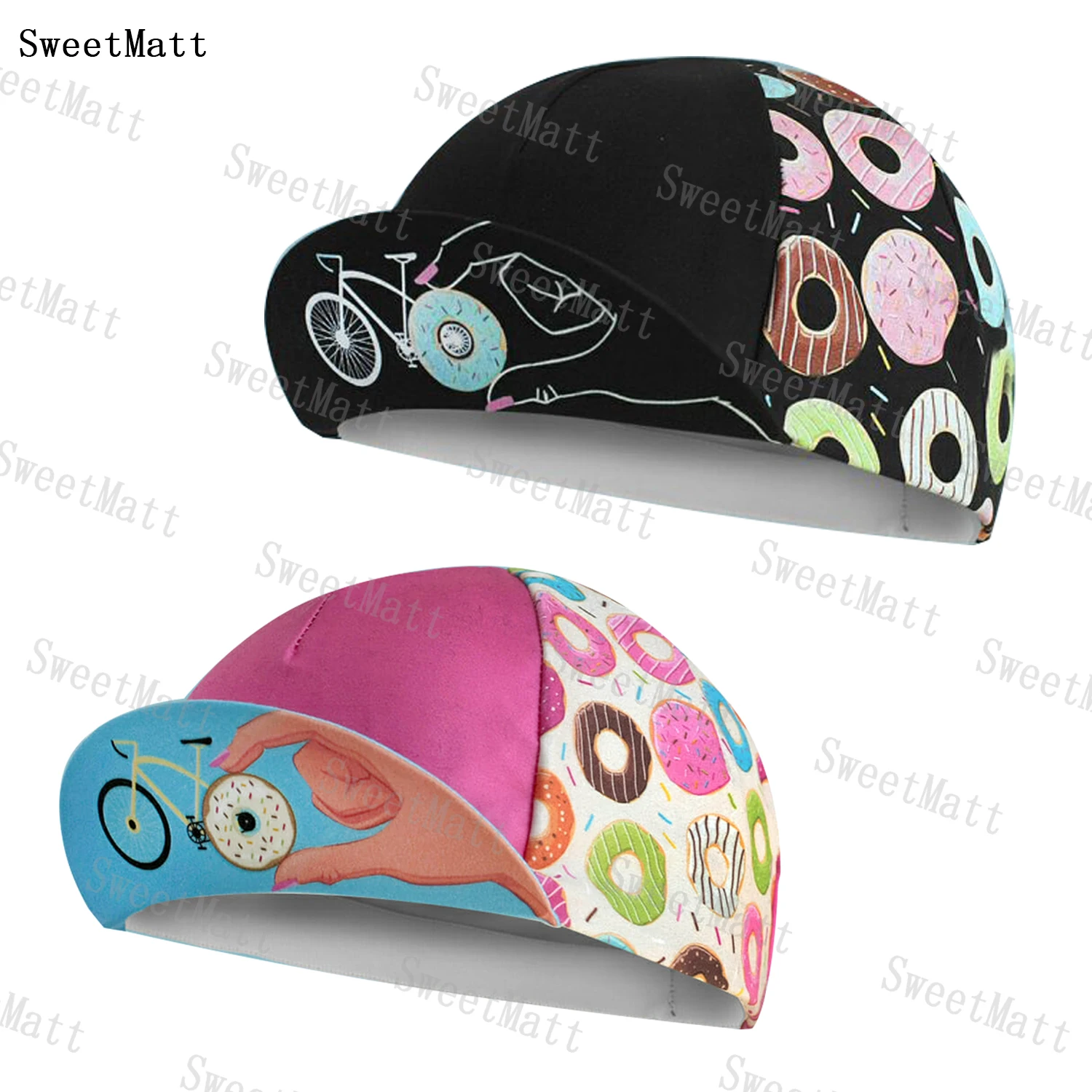 2022 New SweetMatt  Cycling Cap Couple Models Bike Sport Hat Breathable And sweat-Absorbent 100% Polyester For Bicycle Balaclava