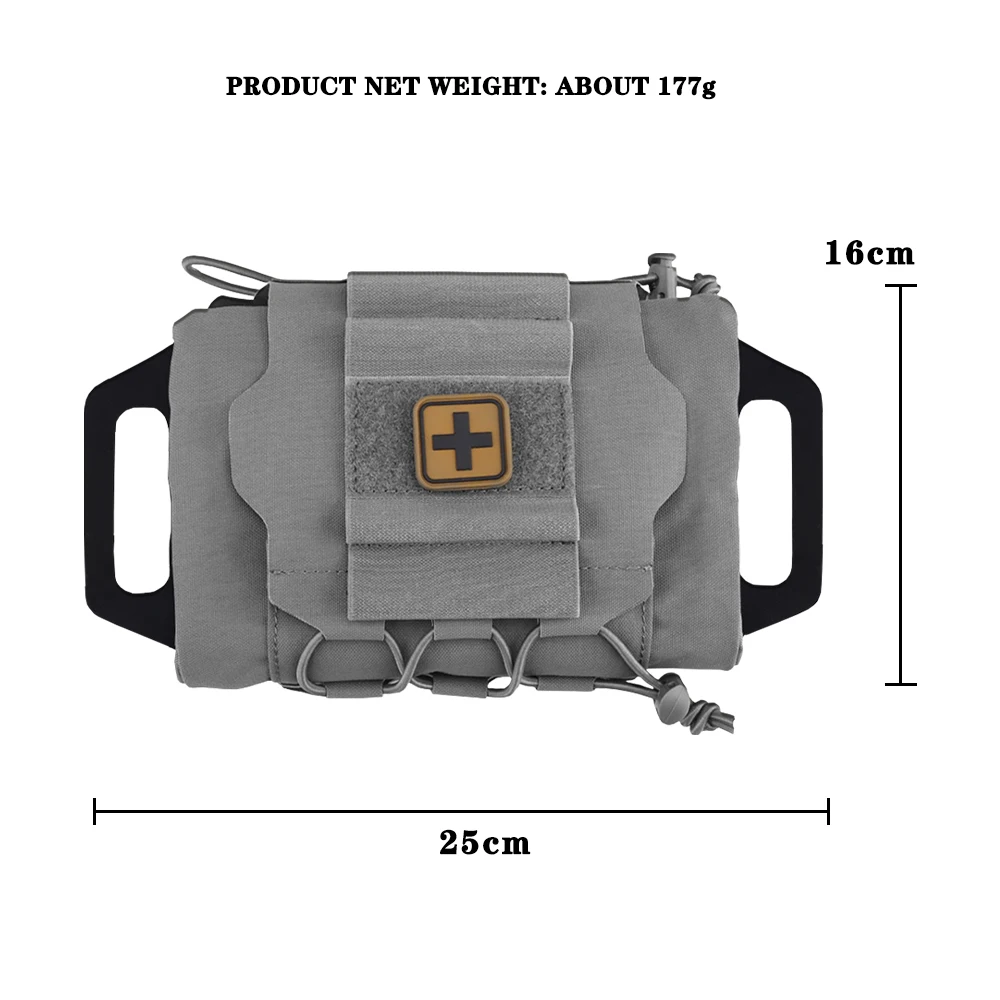 Rapid Deployment First-aid Kit,Tactical MOLLE Medical Pouch/IFAK Kit,Outdoor Hunting Camping&Travel Emergency Survival Care Pack