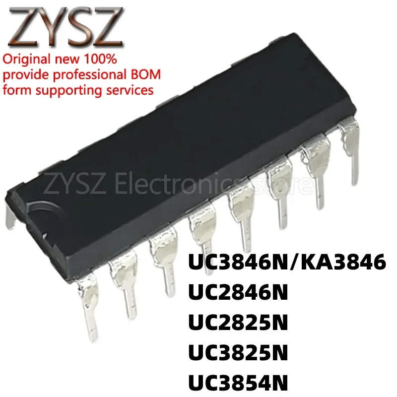 5PCS  UC3846N KA3846 KA3846A 2846 2825 3825 3854 N DIP16