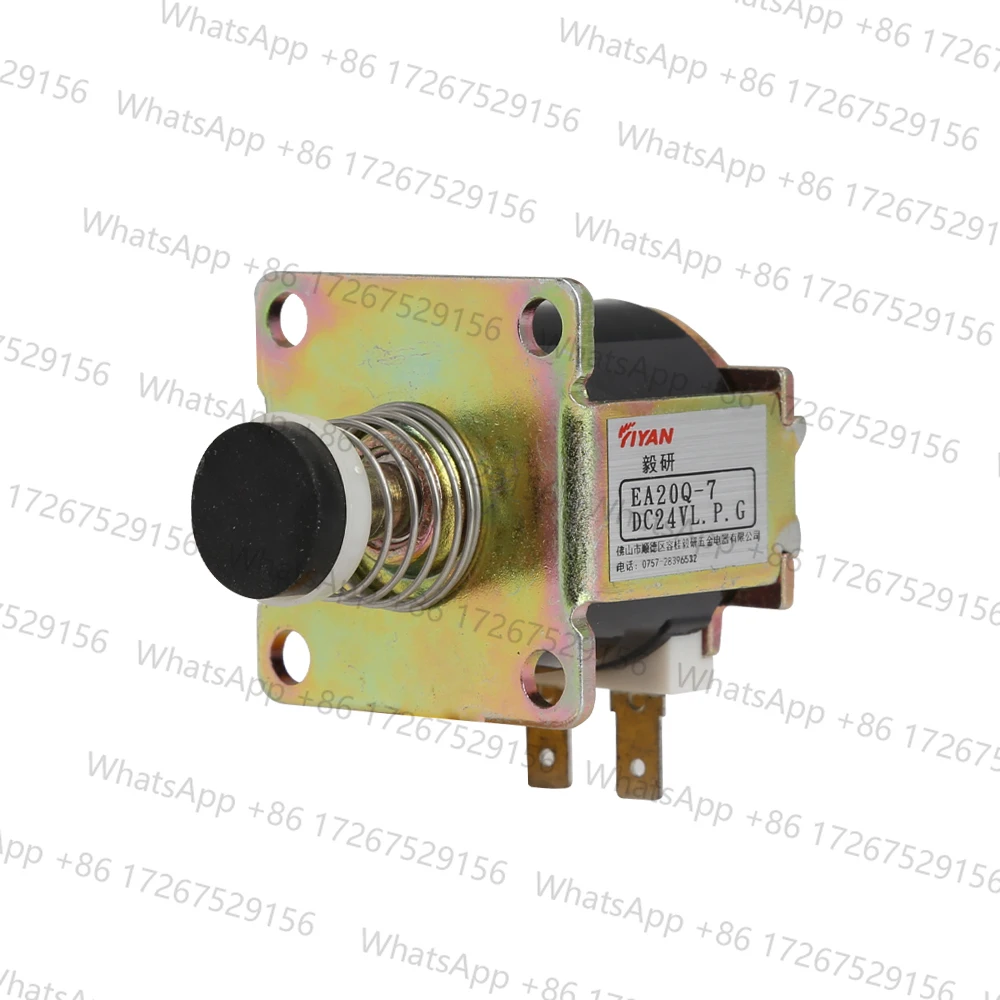 24V Self-Priming Valve 2 Pins Universal Gas Range Solenoid Valve for Gas Stove Flameout Protection Igniter Accessories EA20Q-7