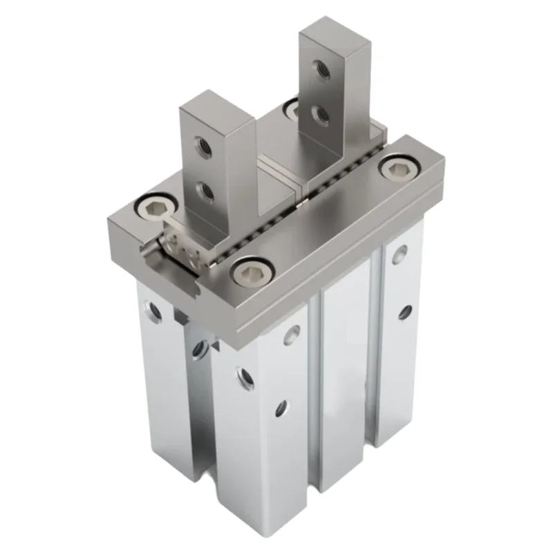 Parallel Style HFK Pneumatic Air Gripper HFK10 HFK16 HFK20 HFK25 HFK32 HFK40Cylinder Double Acting Gripper Cylinder