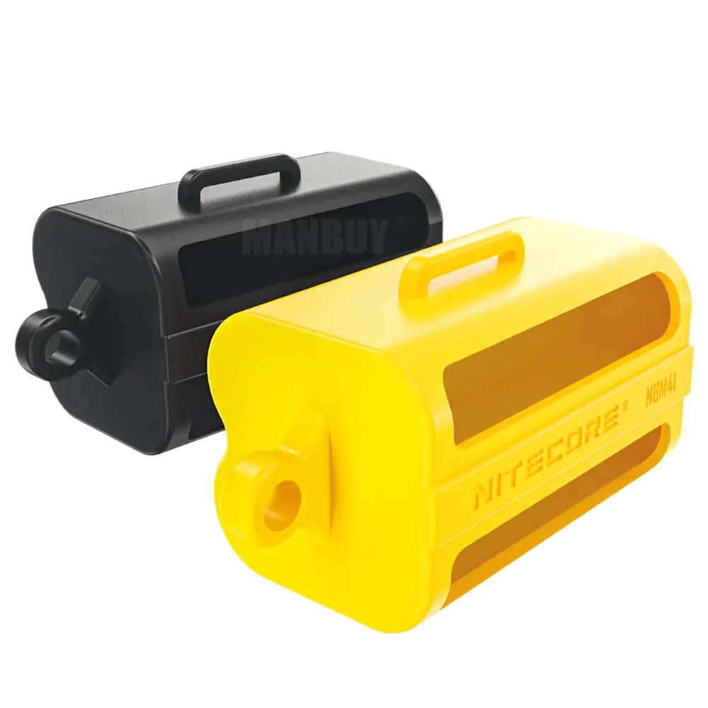 2025 NITECORE NBM41 4x 21700 18650 Protective Carrying Case Multi-purpose Portable Battery Magazine Disposal STORAGE BOX 2 Color