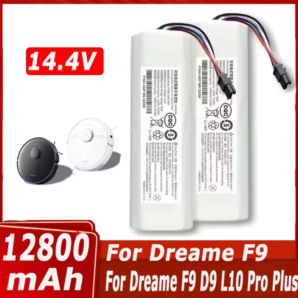 

Original 12800mAh Robotic Vacuum Cleaner Replacement Battery For Dreame D9 F9 L10 Pro Plus RLS3 RLS5 RLS5L RLS5D Part 14