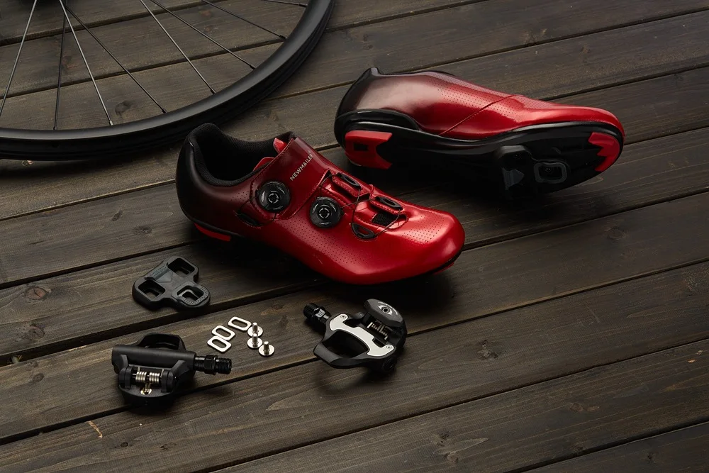 RACEWORK Rennrad Pedal Fahrrad Selbstsichernde Pedale Radfahren Lager Stollen Klick Für LOOK KEO System Mit Verriegelungsplatte – Detail 12