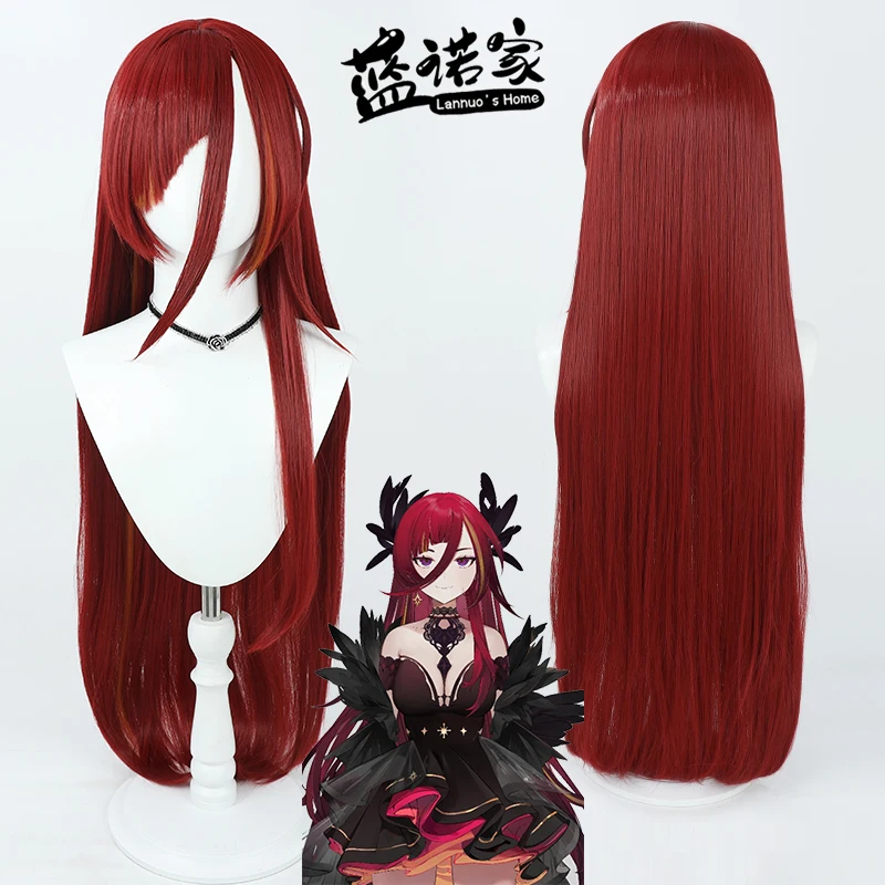 Virtual YouTube Vtuber Xi Ge Cosplay Wig Halloween Carnival Party Props Synthetic Hair Heat Resistant Fiber + Wig Cap