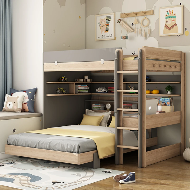 

Bedroom Baby Children Beds Princess Girl Luxury Bunk Children Beds Loft Wooden Camas Infantiles Baby Crib Bed Furniture BL50CB