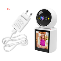 1080P Shipin 2MP HD PTZ WIFI IP Camera Video Calls With 2.8 Inch IPS Screen Home Security Surveillance Baby Monitor