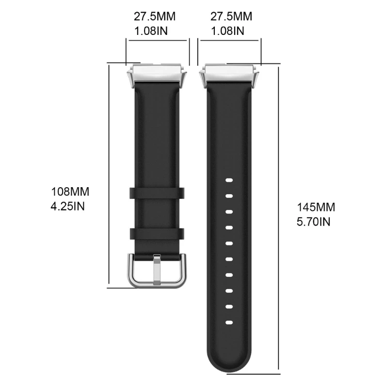 QUICK RELEASE Smartwatch สายนาฬิกาเข็มขัดป้องกันรอยขีดข่วน PU สายรัดข้อมือแฟชั่นสร้อยข้อมือสำหรับนาฬิกา 3 Active/Lite Dropship