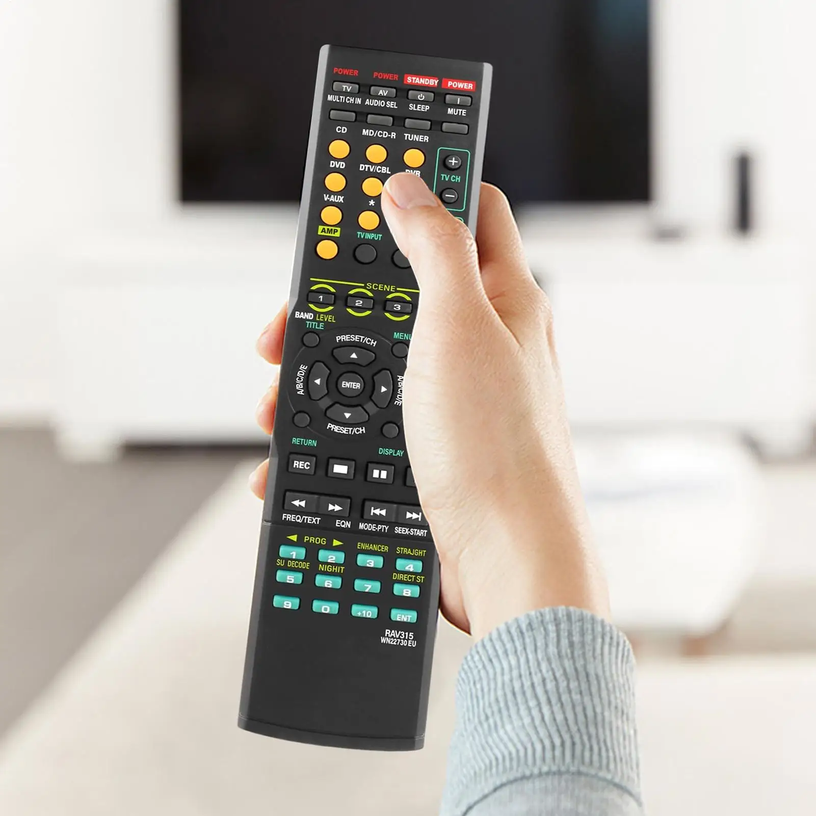 Yamaha AV 수신기 홈 오디오 HTR-6025 HTR-6030 Av 수신기 오디오 교체 원격 제어 홈 오디오 및 비디오 장비