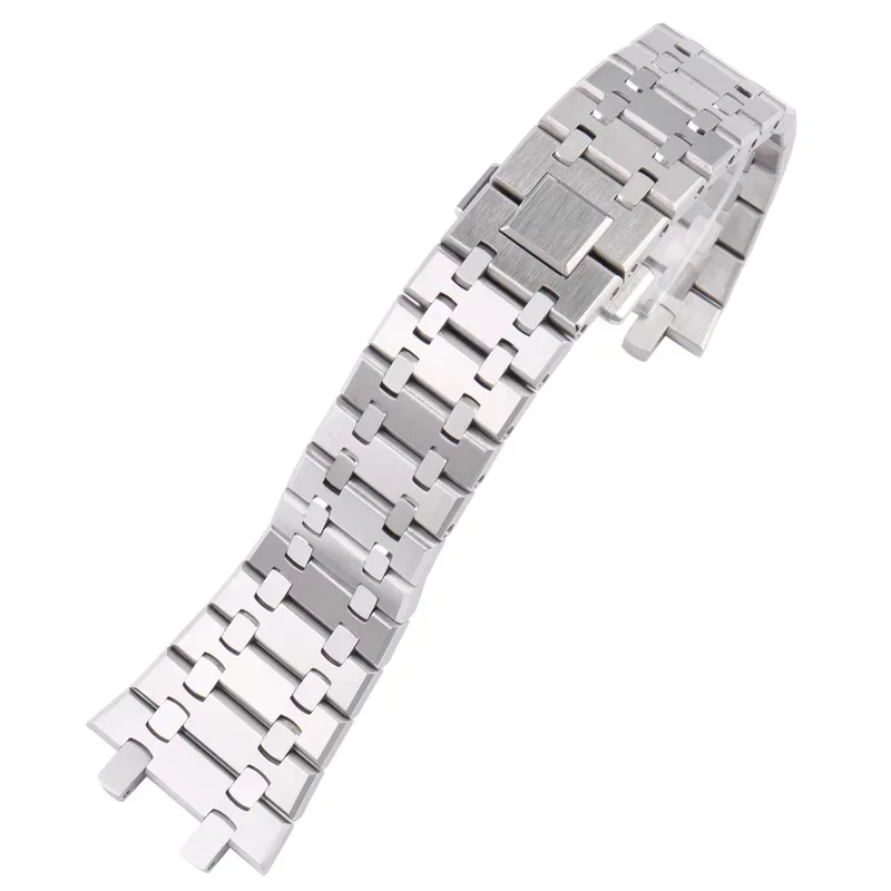 Solid Stainless Steel Watch Band For Audemars Piguet AP ROYAL OAK 15400/26331/15500 Men Bracelet Accessories wristband 26mm