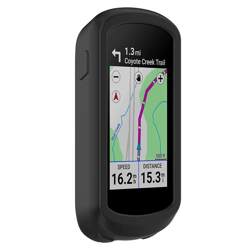 Glass+Case for Garmin Edge Explore 2 Screen Protector Tempered Glass&Soft Silicone Protective Bumper Cover Explore2 Accessories