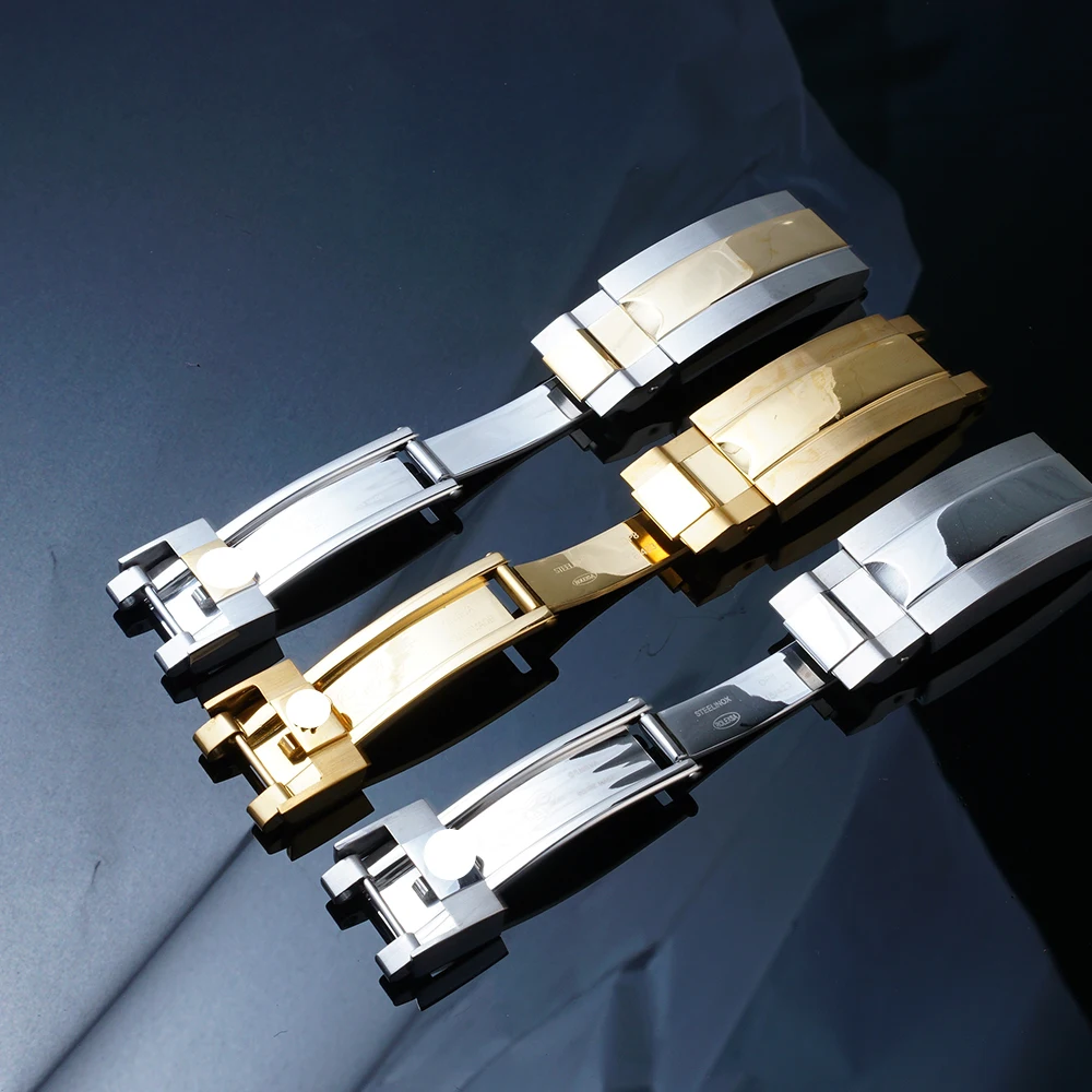 16 mm 18 mm Metall-Uhrenarmband-Verschluss für Rolex Daytona SUBMARINER GMT Yacht-Master Uhren, Schnalle, Herren-Zubehör, Metallknopf
