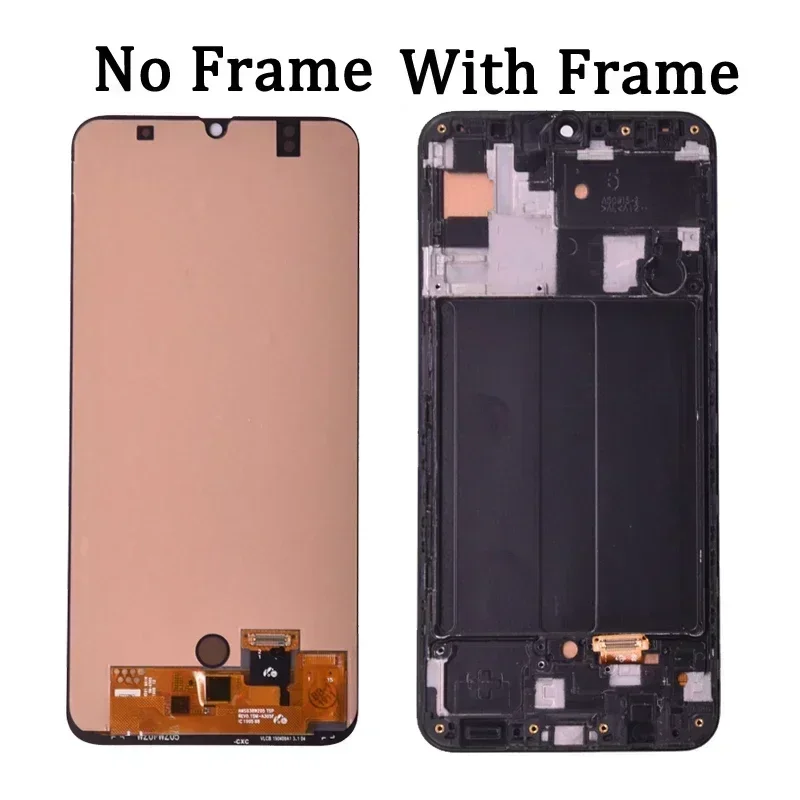 Super Amoled For Samsung A50 A505 A505F A505FN A505GN A505FM LCD Display with Touch Screen Digitizer Assembly