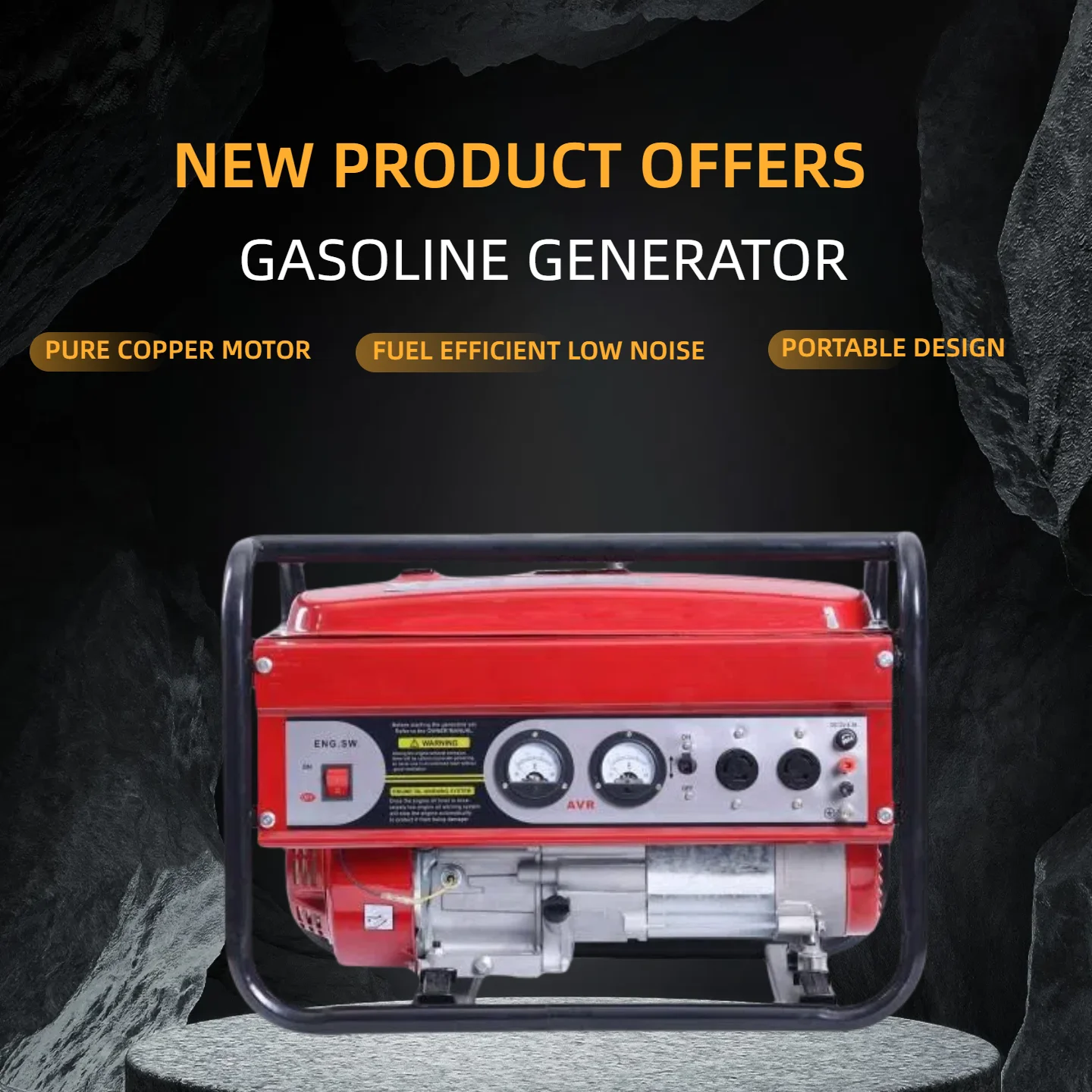

Factory Direct Sales Inverter Generators Petrol Customizable 220vpetrol Generator Portable Quiet and Lightweight Ready-to-use