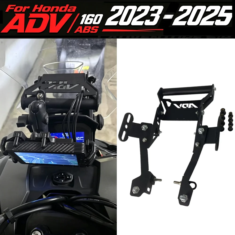 

for Honda ADV 160 ABS ADV160 ADV-160 2023 2024 2025 Motorcycle Windshield Bracket 22MM Phone GPS Navigation Adapt Holder Bracket