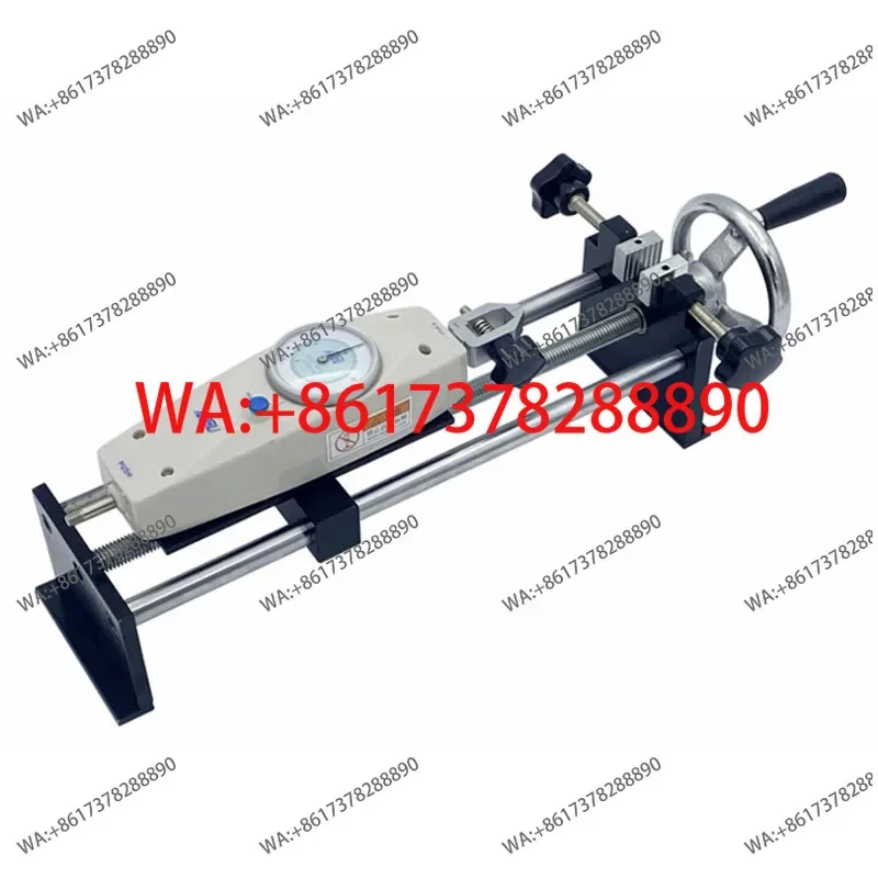 Hand-Cranked Horizontal Force Gauge Test Stand Push-Pull Force Meter HLA Spiral Rack 500N/50KG NEW