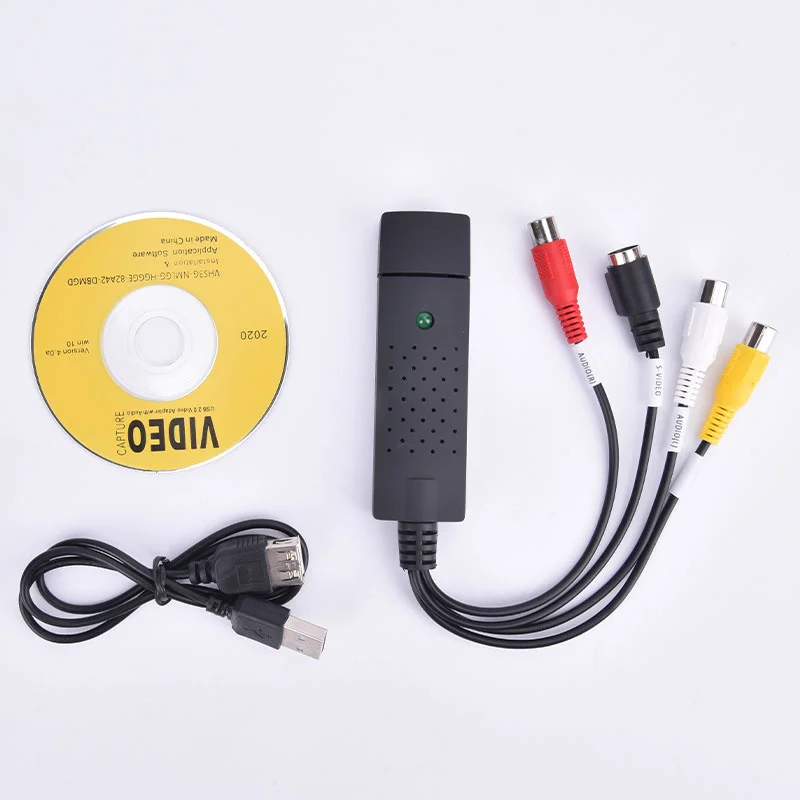 USB 2.0 Audio Video VHS VCR to DVD Converter Capture Card Adapter Digital Format