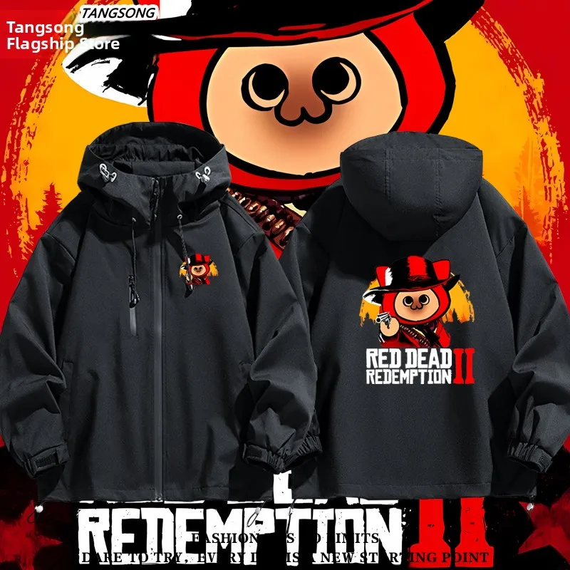 

Мужская куртка Monster: ветрозащитная, повседневная, с капюшоном, на молнии, из полиэстера, с длинными рукавами, для активного отдыха