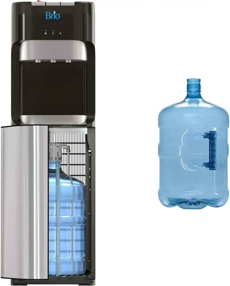 

Bottom Loading Water Cooler Water Dispenser – Essential Series - 3 Temperature Settings with Reusable Water Bottle Container