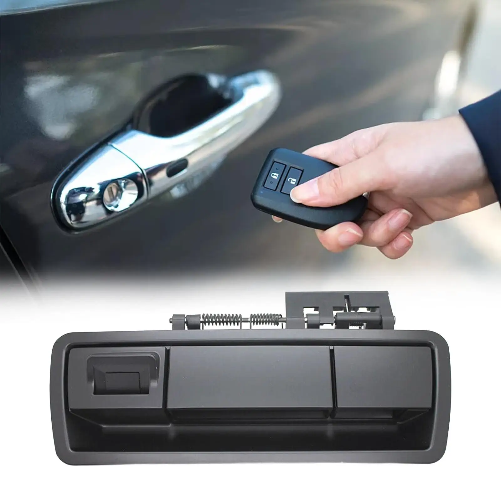 

Door Handle Replace Parts Black Easy Installation Compatible 90606-7S018 90606-zz90E 90606-7S078 for Nissan Armada 04-15