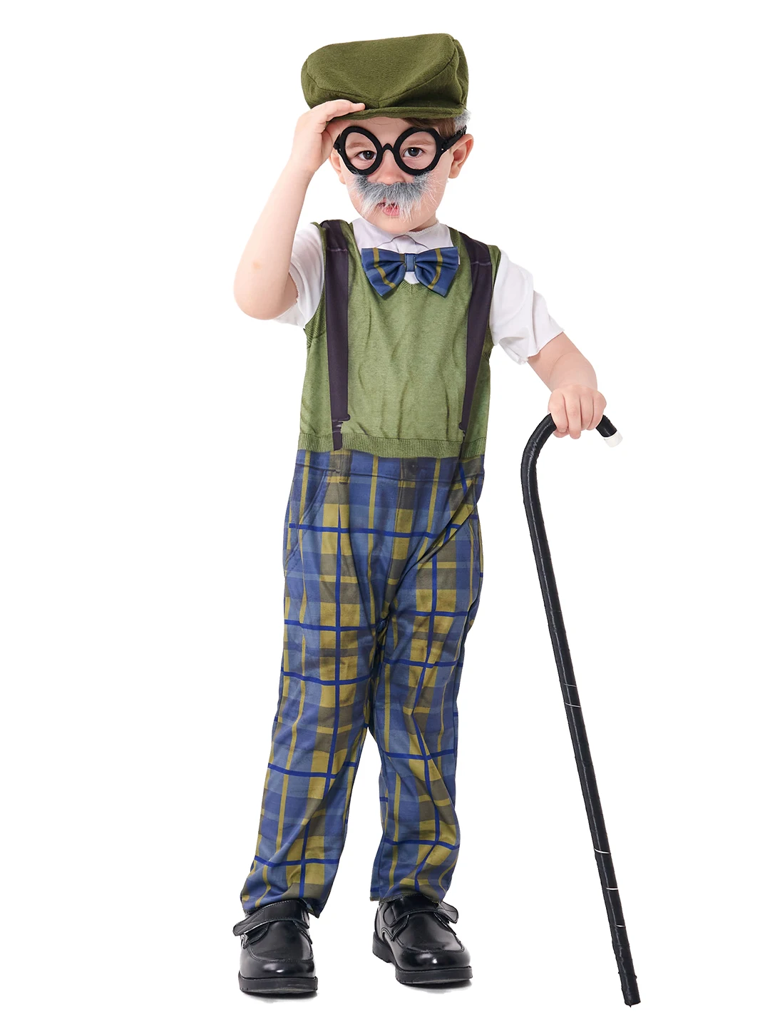 

Детский ролевой костюм на Хэллоуин иpa Six-One, сценическое игровое представление, домашний декор для старика, полиэстер, материал